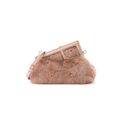 FENDI MINK FENDI FIRST BAG (26*18*9.5cm) 